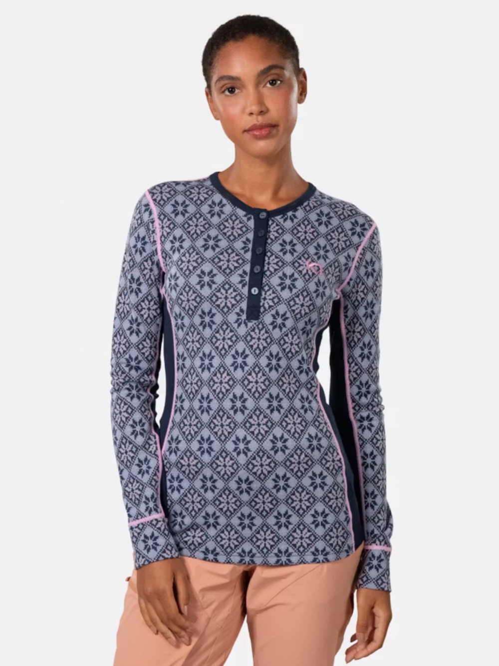 NWOT Kari Traa Rose Long Sleeve Baselayer - 100% Merino Wool Size M